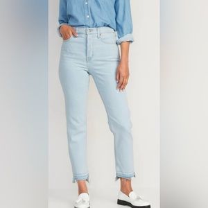 Old Navy Sky Hi Straight Jeans